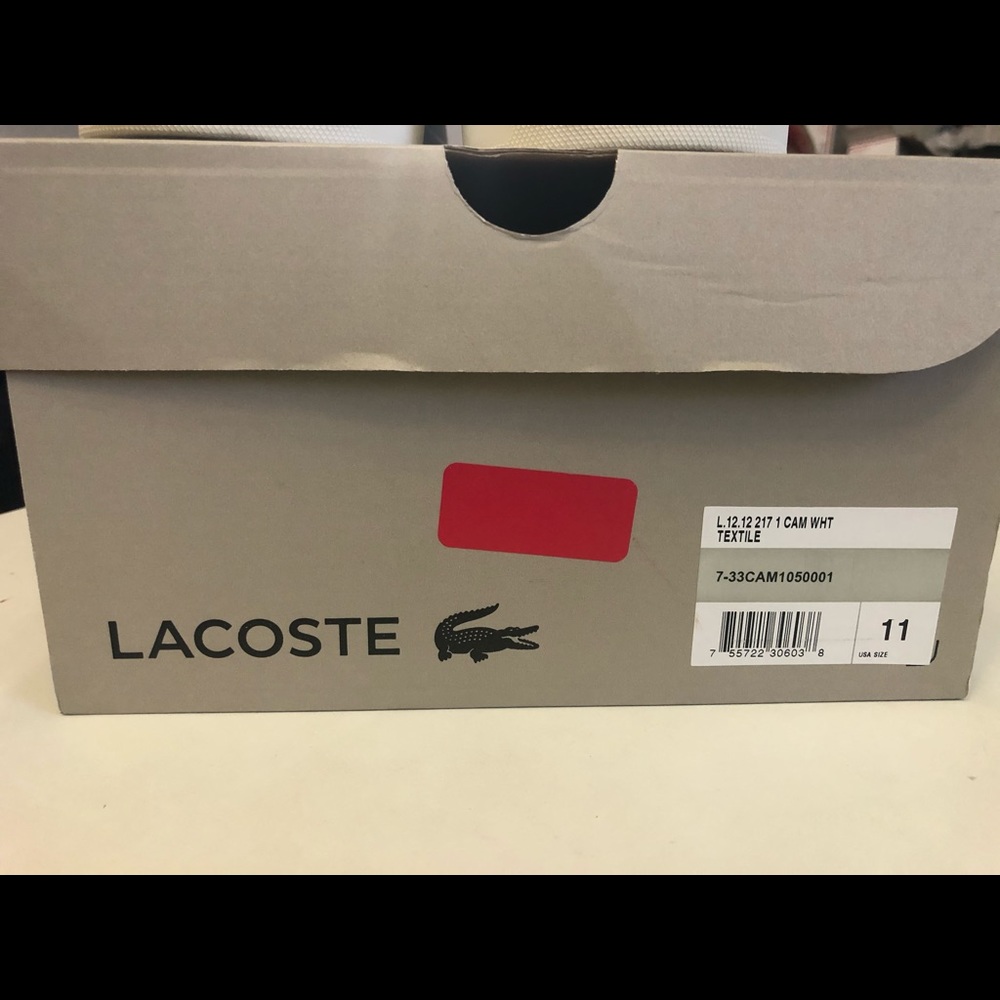 LACOSTE L.12.12 CAM WHT TEXTILE (7-33CAM1050001) - Picture 8 of 8